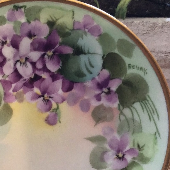 Bavarian Hand Painted Saucer - Picture 2 of 4